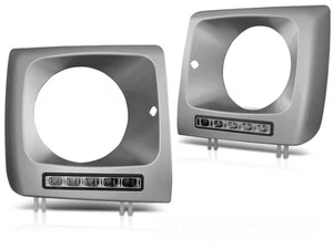 Pair Silver Headlight-Frame LED-DRL for Mercedes G-Class W461/W463 2001-2012 LPM - Picture 1 of 7