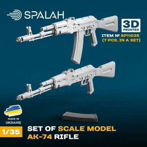 Kit modelo rifle AK-74 (5 piezas) 1:35 Spalah SP11035 | Kit detallado de resina impresa en 3D - Imagen 1 de 1
