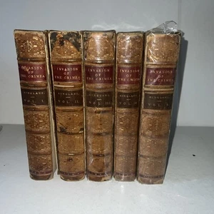 1863 5vol The Invasion of the Crimea Alexander William Kinglake Third Edition - Picture 1 of 6