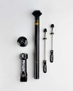 Ringlé Black Lot Moby Zooka Slamma Jamma Seatpost Stem QR Headset MTB Yeti Klein - Picture 1 of 12