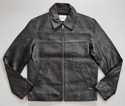 Coach Leather Jacket WORLDWIDE SHIPPING FTP 5059 - Image 1 of 4
