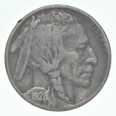 1928-S Indian Head Buffalo Nickel Average Circ *2995 - Image 1 of 4