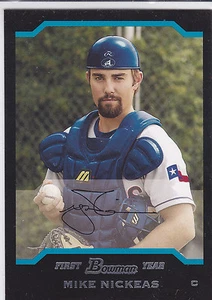 Mike Nickeas Toronto Blue Jays 2004 Bowman Draft Prospects Card - Picture 1 of 1