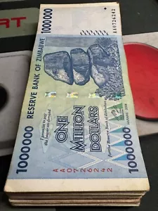 Zimbabwe 1 Million Dollars Banknote, 1000000 CIRCULATED Currency, AA/2008 P-77 - Picture 1 of 6