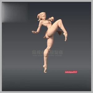 1/87 Elevación de piernas Niña Escena Utilería Minitura Figura Muñeca Ajuste Coche Vehículos Modelo Juguete - Imagen 1 de 5