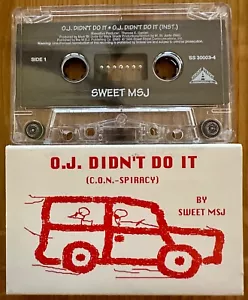 **HARD-TO-FIND" SWEET MSJ "O.J. Didn't Do It" Cassingle 1994, Street Street NM - Picture 1 of 4