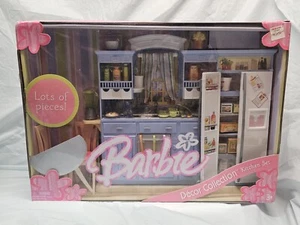 Barbie Blue Kitchen Playset Decor Collection 2005 Rare - Picture 1 of 6