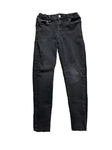 Girls size 10 Calvin klein Black Jean Pants Mid rise skinny - Picture 1 of 4