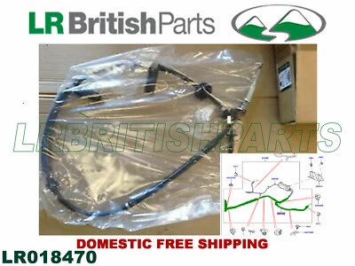 CABLE FRENO ESTACIONAMIENTO LAND ROVER ORIGINAL LR4 RANGE ROVER SPORT 10-13 LH LR018470 Foto 1 de 3