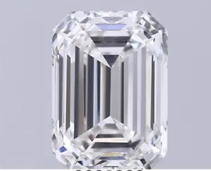Lab Grown Diamond IGI Certified 6.00CT CVD Emerald Cut F color VVS2 clarity - Picture 1 of 15