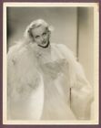CAROLE LOMBARD Risque Revealing Negligee White Woman 1933 Sexy Glamour Photo