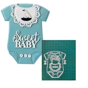Metal Cutting Dies Baby Clothes Scrapbooking Knife Blade Punch Embossing Stencil - Picture 1 of 5