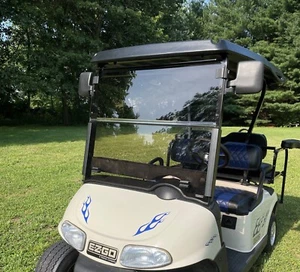 Golf Cart Windshield Tinted 3/16" Thick For EZGO RXV 2008-Up, Bottom Gasket adde - Bild 1 von 8