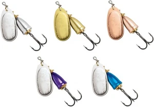 Blue Fox Classic Vibrax Plated Series Inline Spinner Trout & Salmon Lure - Picture 1 of 6