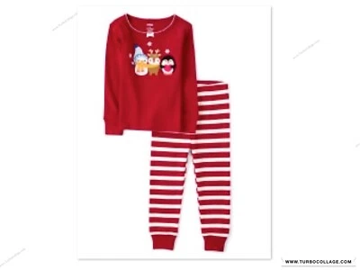 NUEVO PIJAMA GYMBOREE NIÑAS INVIERNO CRIATURA ROPA DE DORMIR TALLA 2T Foto 1 de 2