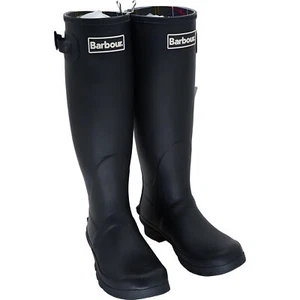 Women's Barbour Wellington Rain Boots Navy Size 5 - Picture 1 of 6