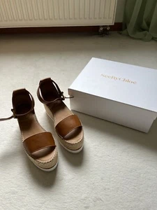 Neu Original See By Chloé Wegdes Gr 38 Schuhe Sandalen chloe - Bild 1 von 10