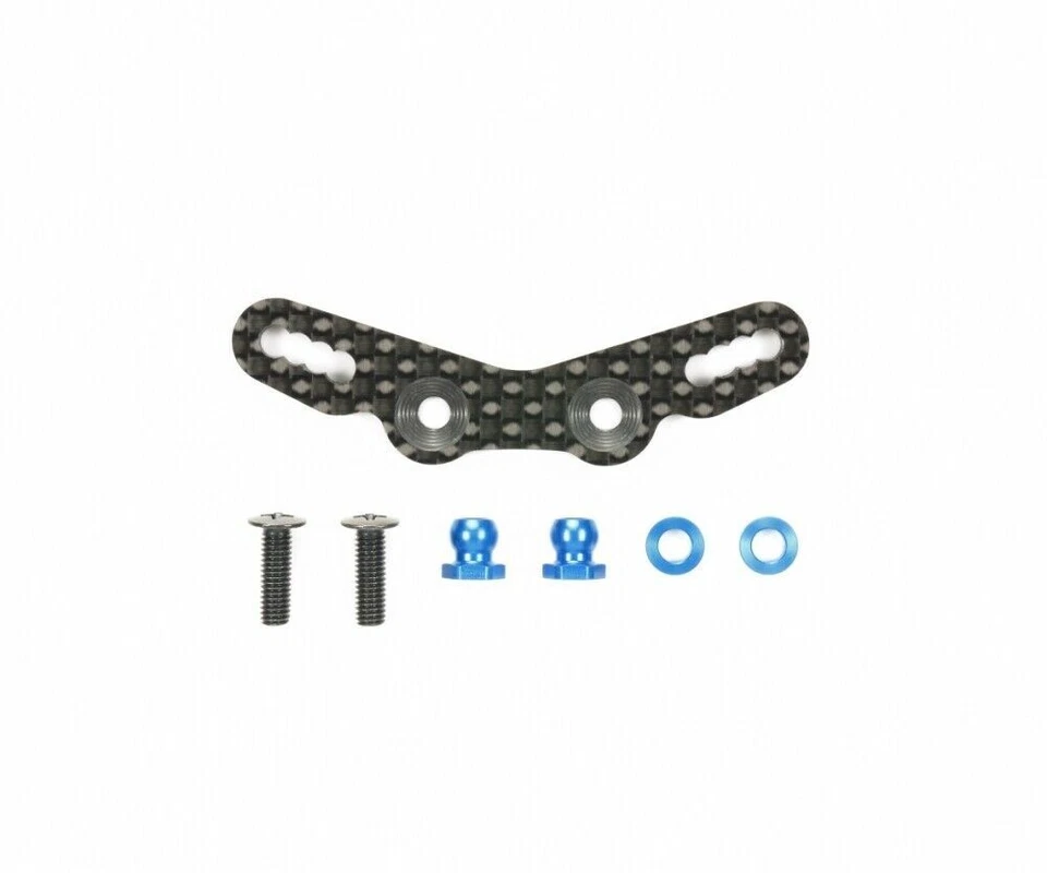 TAMIYA M CHASSIS CARBON STOSSDÄMPFER BRÜCKE VORNE 3mm M-07 CONCEPT # 300054761 - Bild 1 von 1