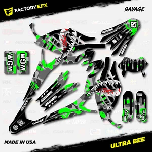 Gris Verde Salvaje Racing Camuflaje Kit Gráfico Ajuste Sur-Ron Ultra Bee Todos los Años Surron - Imagen 1 de 2