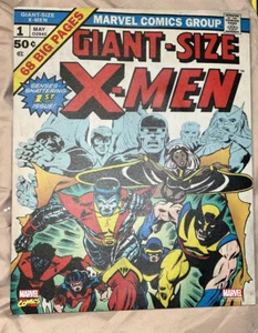 MARVEL COMICS  X-Men Giant-Size 1 Canvas Art Size 20"x16" Preowned - Picture 1 of 3
