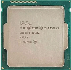 Intel Xeon E3-1230L V3 LGA 1150 CPU Processor 1.8GHz SR158 25W 4C/8T 8M Cache - Picture 1 of 1