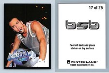Backstreet Boys Black & Blue #17/25 Millennium 2000 Winterland Sticker