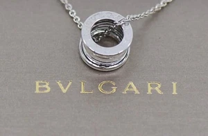 Bulgari B.Zero 1 18K White Gold Necklace - Picture 1 of 4