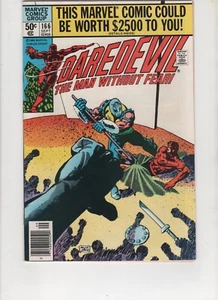 Daredevil #166, portada y arte Miller, variante de quiosco, en estado bastante bueno/casi nuevo 9,0, primera impresión, 1980 - Imagen 1 de 2