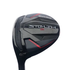 Used TaylorMade Stealth 2 5 Fairway Wood / 18 Degrees / Stiff Flex / Left-Handed - Picture 1 of 10