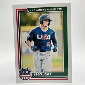 Panini 2022 USA Stars & Stripes Rock Jones RC Collegiate #15 - Imagen 1 de 2