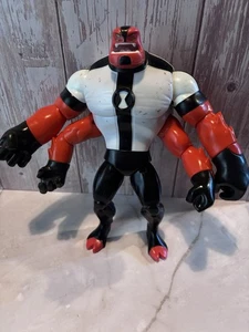 Ben 10 Four Arms XL Giant poseable 12" Boys Toy figure Cartoon Network - Picture 1 of 5