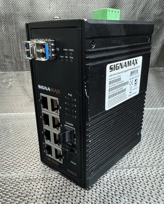 *Guaranteed* Signamax I300 Managed Rugged Industrial PoE+ Network Switch ShpFAST - Image 1 of 4