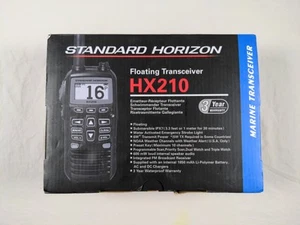 Standard Horizon HX210 6W Floating Handheld Marine VHF Transceiver - Zdjęcie 1 z 5