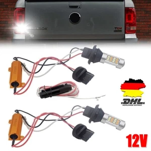 2 Stück Universal Auto Tagfahrlicht Satz 12V LED Tagfahrleuchte DRL Scheinwerfer - Bild 1 von 16