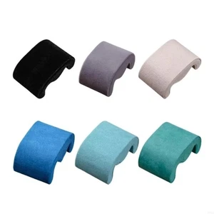 Montre-bracelet fixe coussin de rangement en velours daim - Photo 1/15