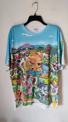 Camiseta Universal Studios Los Simpson Krustyland Springfield Gráfica Talla XL - 0028 Foto 1 de 4