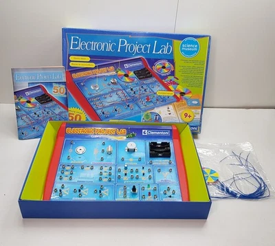 CLEMENTONI ELECTRONIC PROJECT LAB KIT EDUCATIONAL TOY SCIENCE MUSEUM APPROVED - Image 1 of 4