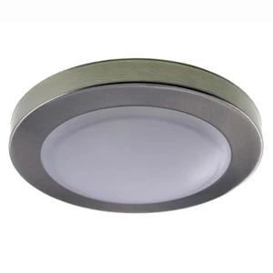 SUNLITE MINI LED CEILING LIGHT, DIMMABLE, 3000K, 7-INCH, BRUSHED NICKEL - Picture 1 of 4