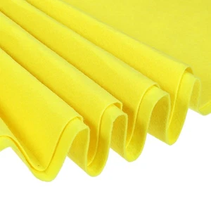Feltro Tessuto Fogli Luminoso Giallo 39" x 39" Quadrato 1mm Spesso - Foto 1 di 7
