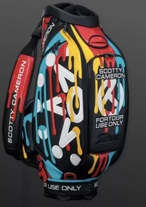 Scotty Cameron 2025 Hawaiian Open Tour Staff Bag Hula Sony Hawaii Paint Drip NEW - Picture 1 of 4