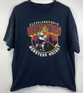 Camiseta Cleveland Monsters WMMS Buzzard Hockey Lake Erie Radio Promo Fit Adulto XL - Imagen 1 de 7