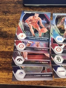 2021 PRIZM DRAFT PICKS NCAA BASKETBALL 24 CARD LOT-HALIBURTON AND MORE STARS - Picture 1 of 6