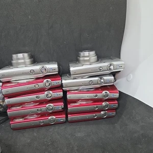 LOTE DE 10 Canon Powershot - ELPH 180 y ELPH 160 - Para piezas o reparación  - Imagen 1 de 5