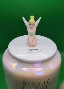 Rae Dunn/Disney - Tinker Bell "Pixie Dust" - irisierende rosa Dose/Keksdose - Bild 1 von 9
