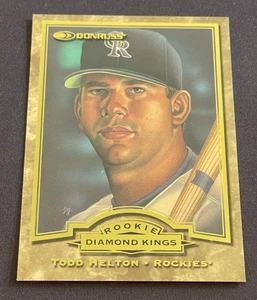 1998 Donruss - Rookie Diamond Kings - #/9500 - Todd Helton - #4 - Picture 1 of 2