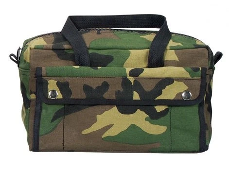 Woodland Camo Military Heavy Weight Cotton Canvas Mechanics Tool Bag Rothco 7181 - Image 1 of 1