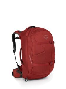 osprey farpoint 40 size S/M Plane Carry-on Travel Backpack Jasper Red