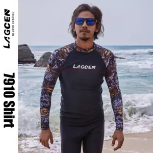 CAMISAS TOP DE NATACIÓN 7910 PARA HOMBRE PROTECTORES CONTRA ERUPCIONES SURF SNORKELING DEPORTES ACUÁTICOS PARA HOMBRE - Imagen 1 de 10