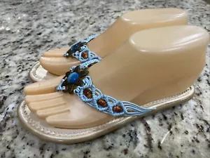 Pre Owned Fortlo Sandals Size 36 EU/ 5.5 US. Cute Pair! - Picture 1 of 7