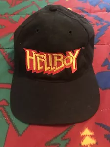 Vintage 2000 Hellboy Promo Mütze Riemen hinten Kappe Vintage htf selten Y2K Mike Mignola - Bild 1 von 7